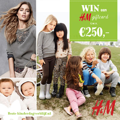 Beoordeel je kinderdagverblijf en maak kans op een H&M giftcard t.w.v. &euro;250!